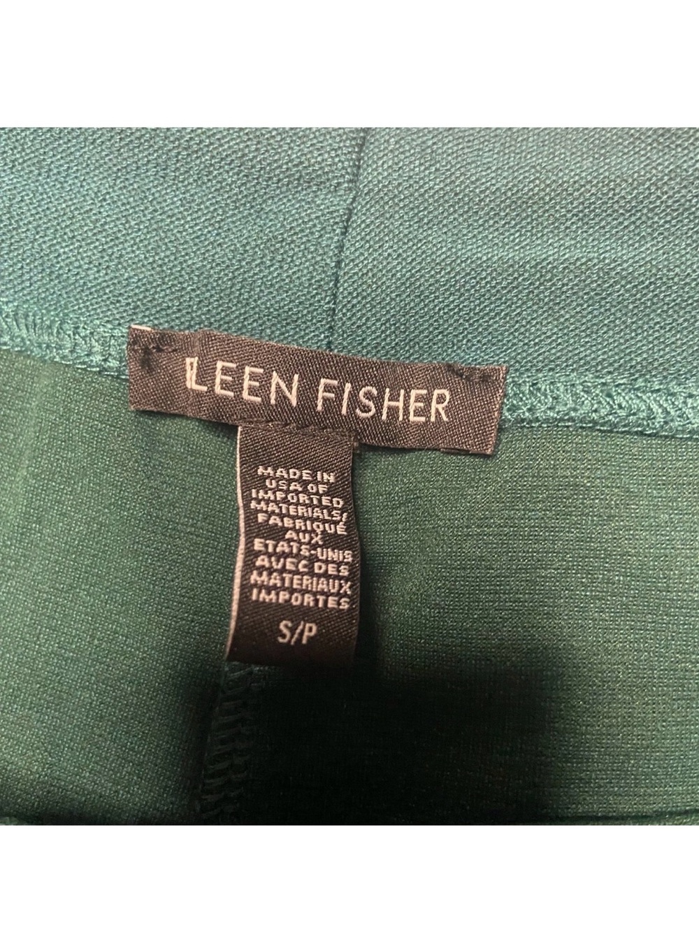 NEW Eileen Fisher Washable Crepe Ankle Pants in Alpine green Size S $198 - Picture 3 of 5